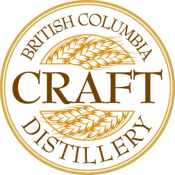 British Columbia Craft Distillery logo shows craft spirits producer, Dragon Mist Distillery in Surrey, as a member of the Craft Distillers Guild in Vancouver