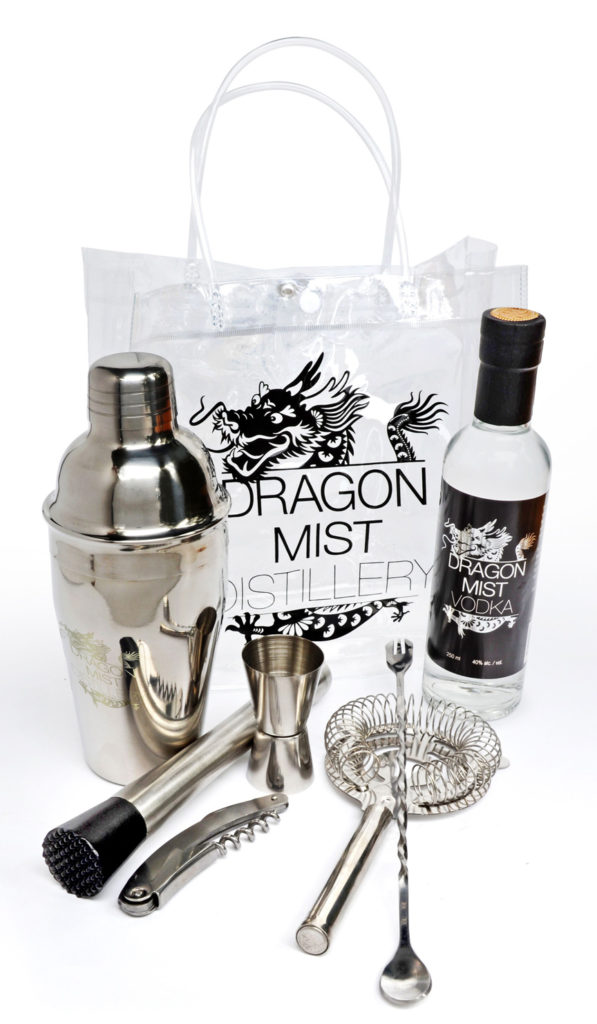 High quality cocktail kit from Dragon Mist Distillery
